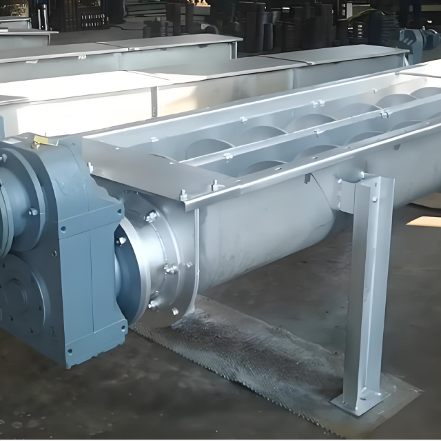 Stainless Steel Closed Double Shaft Screw Conveyor