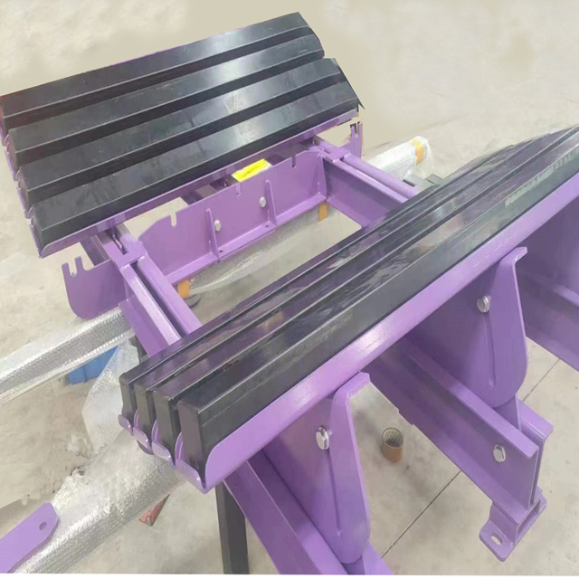 Customized Adjustable Angle Roller And Impact Bar Combined Conveyor Impact Buffer 