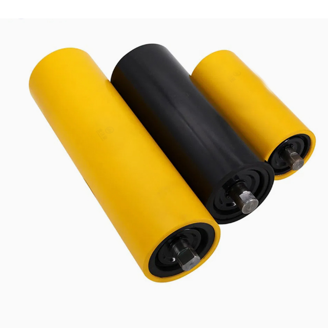 OEM Stable Quality Customized HDPE Polymer Material Roller for Belt Conveyor