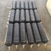 Rubber Coat And Rubber Ring Impact Conveyor Idler Roller 