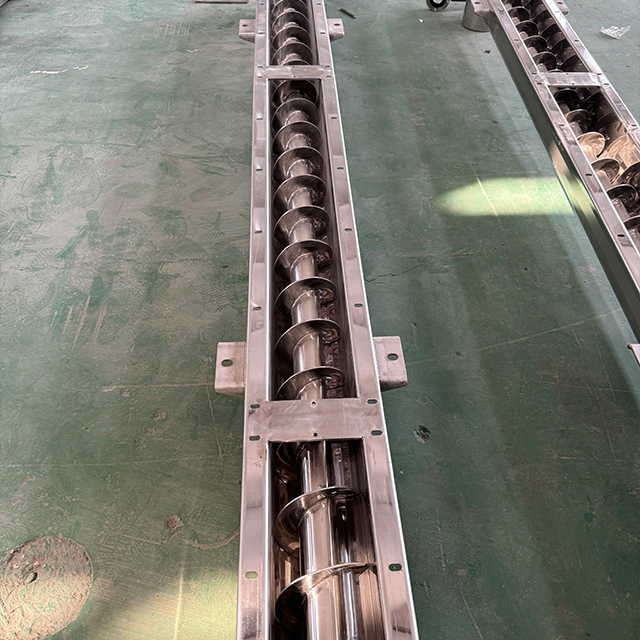 Stainless Steel Single Shaft Screw Conveyor for Food Industry
