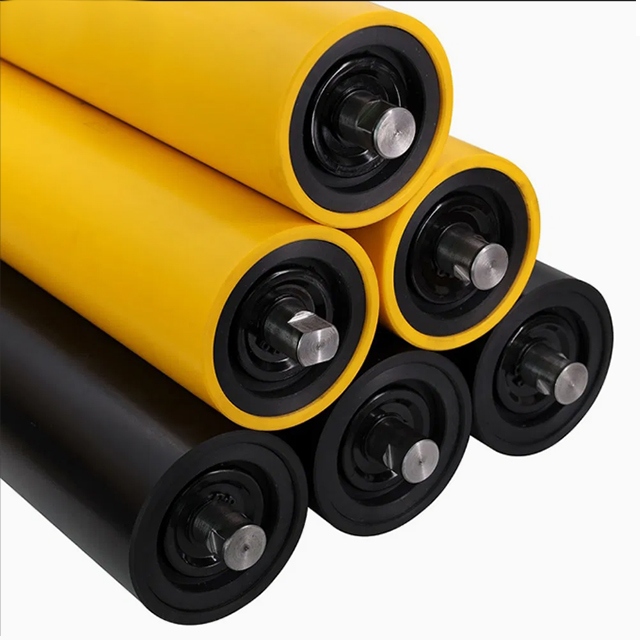 OEM Stable Quality Customized HDPE Polymer Material Roller for Belt Conveyor